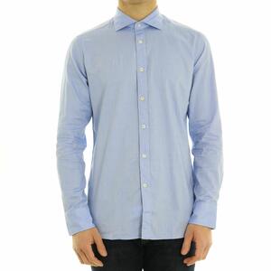 CAMICIA SLIM CALIBAN AZZURRO